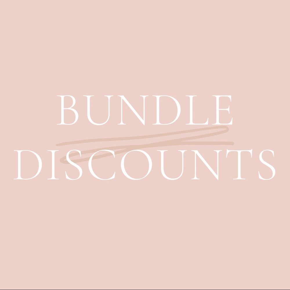 Bundle and Save $$$